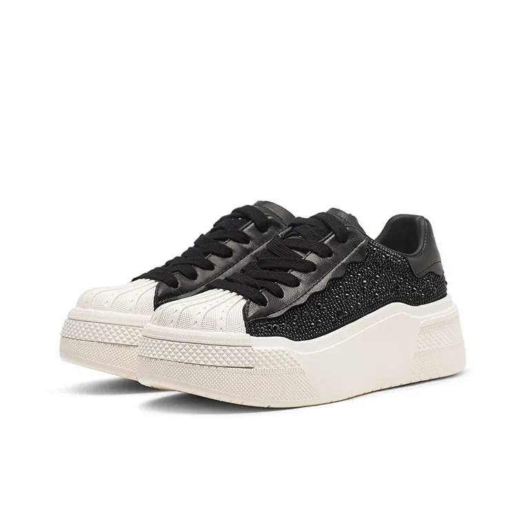 Coup De Foudre Height Increasing Slip Resistant Low Top Skateboard Shoes Women's-1