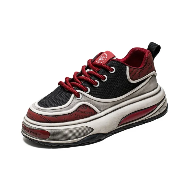 Meiretu Slip Resistant Abrasion Resistant Shock Absorbers Low Top Casual Shoes Men's-7