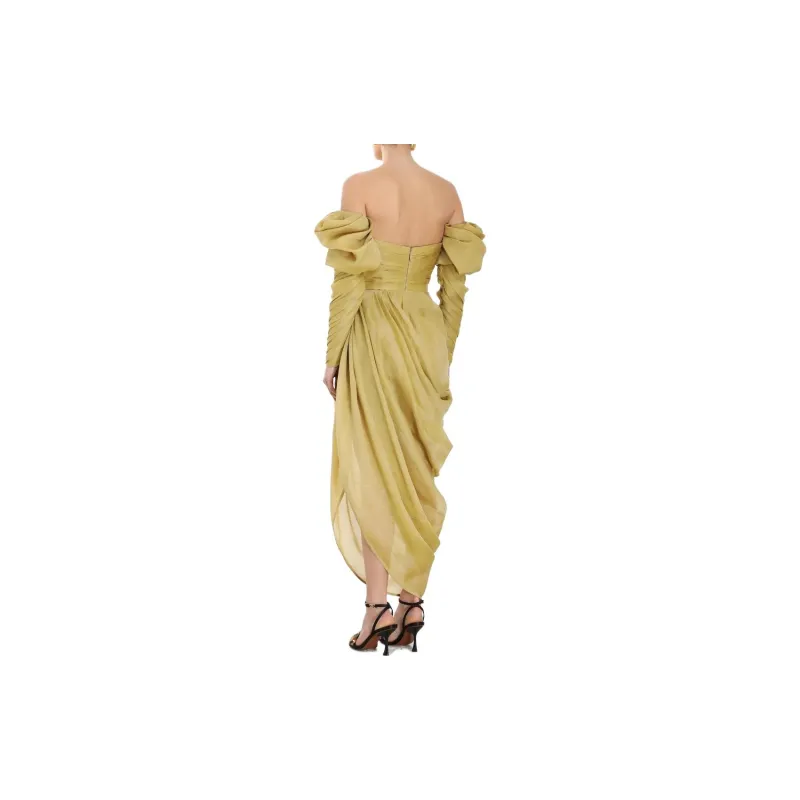 Zimmermann Long-Sleeved Dresses Women's Green-2
