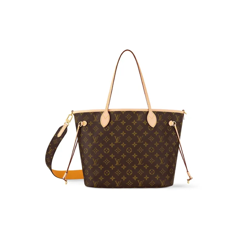 LOUIS VUITTON Neverfull Bandouliere Mm Inside Out Monogram/Jaune Safran-3