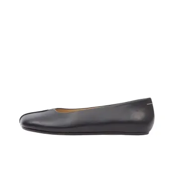 MM6 Maison Margiela Stitch Out Asymmetric Toe Ballerina Shoes Women's