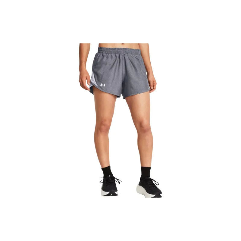 Under Armour Fly-By Heather 3' Shorts Casual Shorts Women's Gray-3