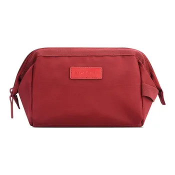 SAMSONITE Fabric Makeup Bag Storage Bag Women's Red