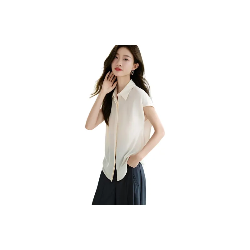 Mo Han Yi Mei Shirt Women's Ecru-1