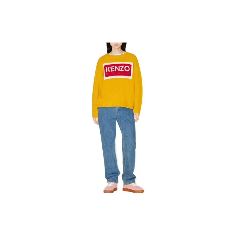 KENZO Intarsia knit Logo Jumper-2