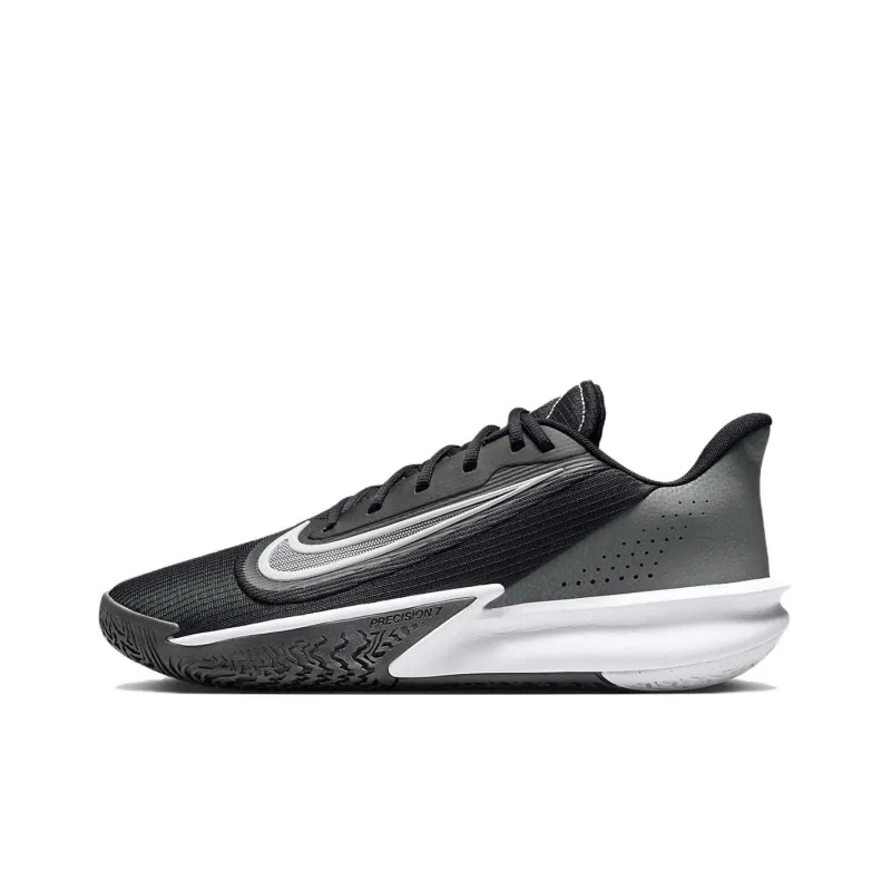 Nike Precision 7 Black Iron Grey Smoke Grey White-0