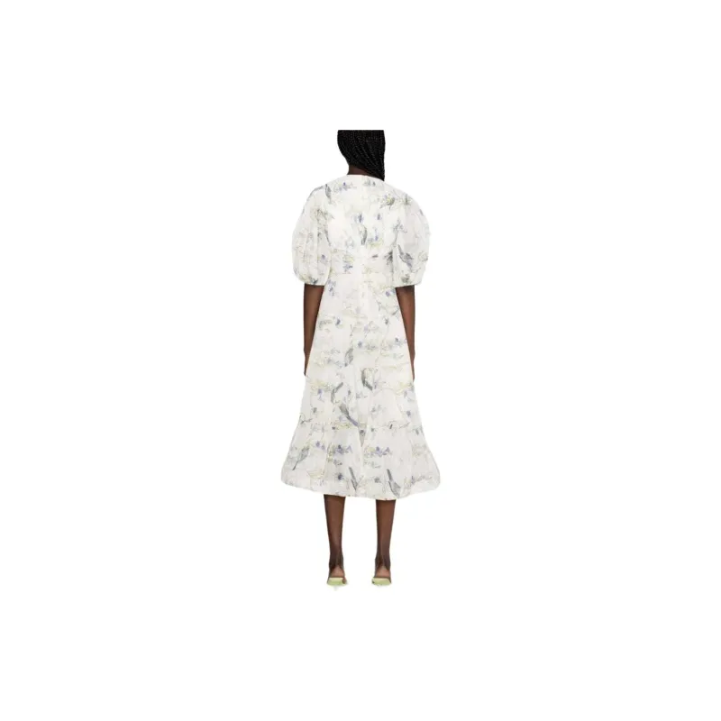 Zimmermann Plissé Flared Midi Dress-2