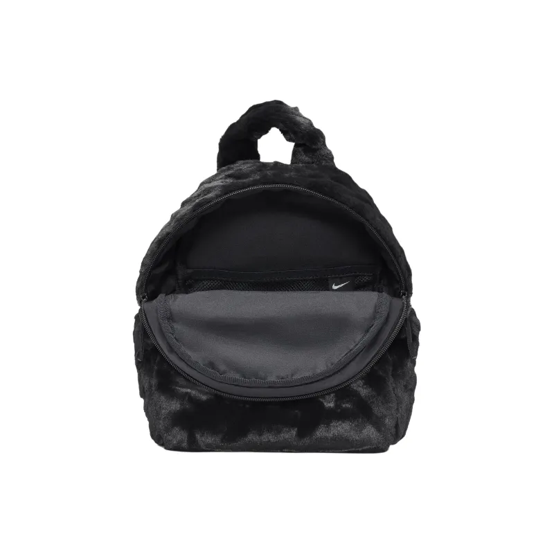Nike Faux Fur Backpack Mini Women's Black-3