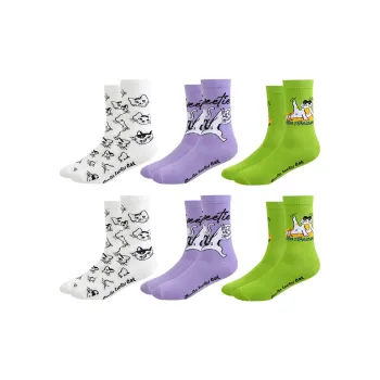 Guuka Mid-Calf Socks Unisex 6 Pack