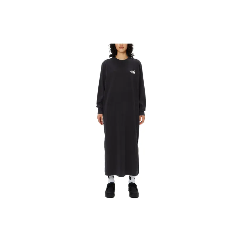 THE NORTH FACE Long Sleeved Dresses Women's Black-2
