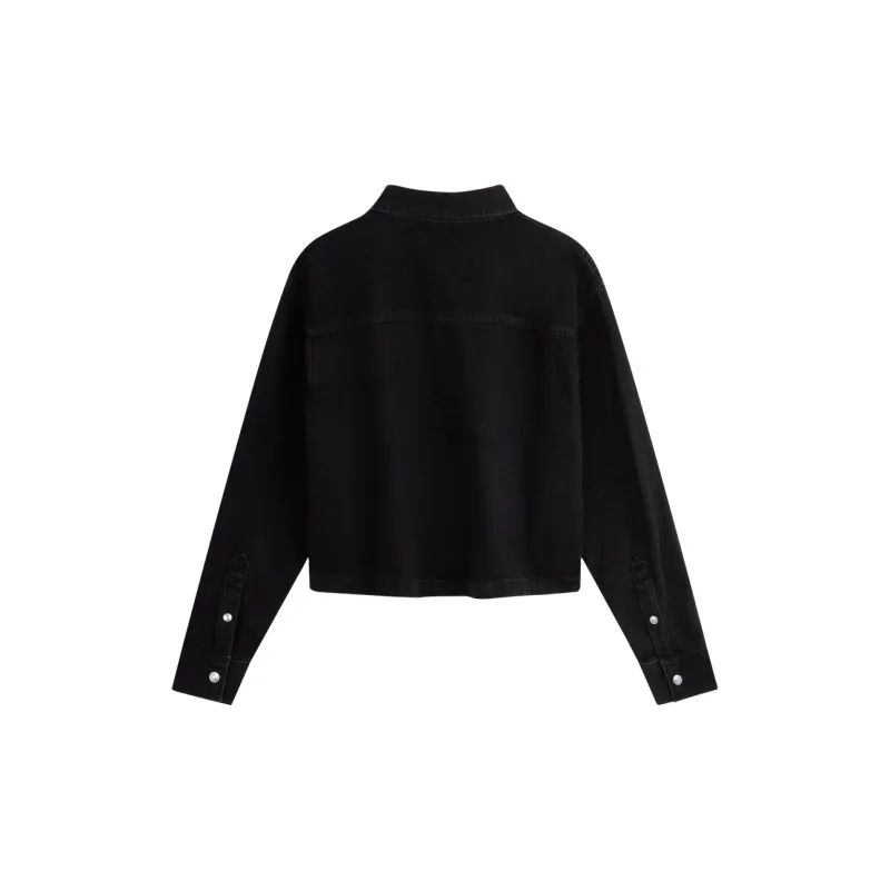 CALVIN KLEIN Shirt Women's Denim Black-1