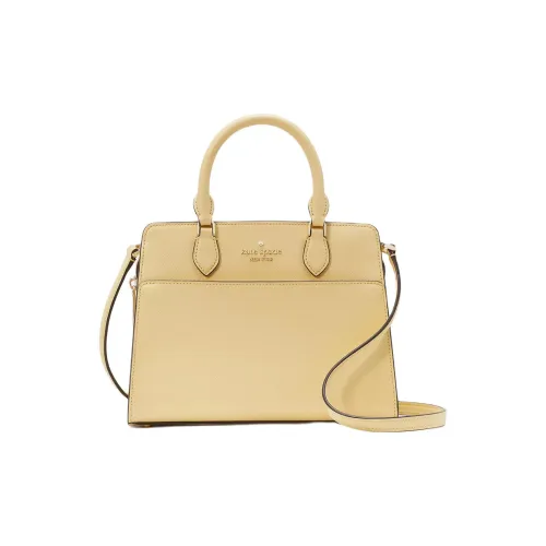 Kate Spade Saffiano Leather Handbag Small Size Women's Butter