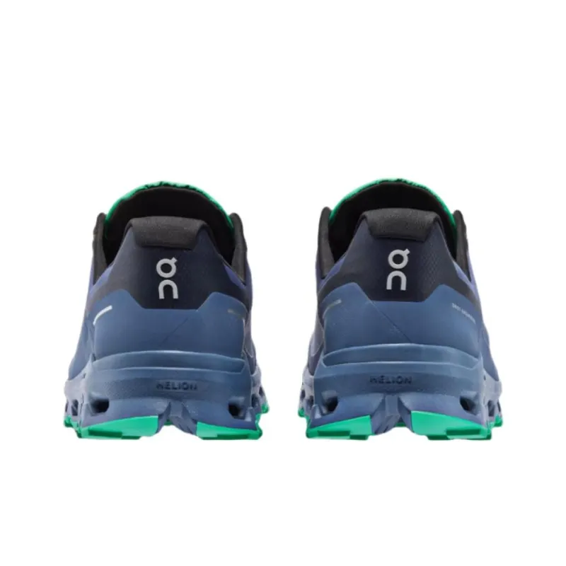 On Cloudvista Collection Cushioned Slip-Resistant Abrasion-Resistant Low-Top Running Shoes Men's Blue Green-4