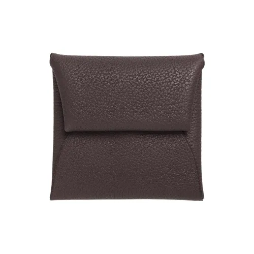 HERMES Bastia Coin Purses 46 Ebony Ebony