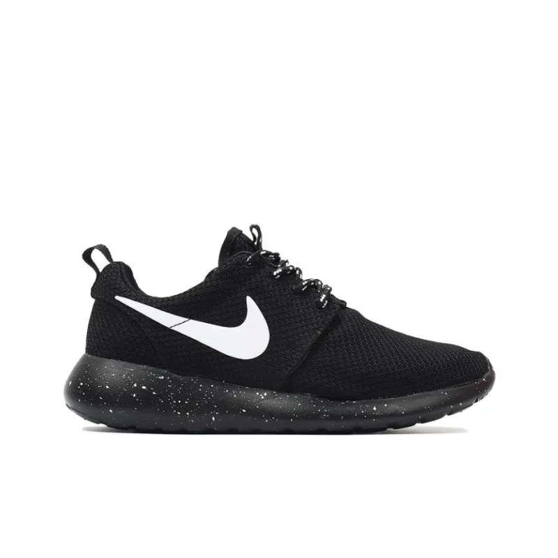 Nike Roshe Run Black White Speckled Sole Women's-1
