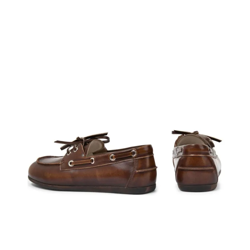 TOOMANYSHOES Nut Toast Loafers Women's-4