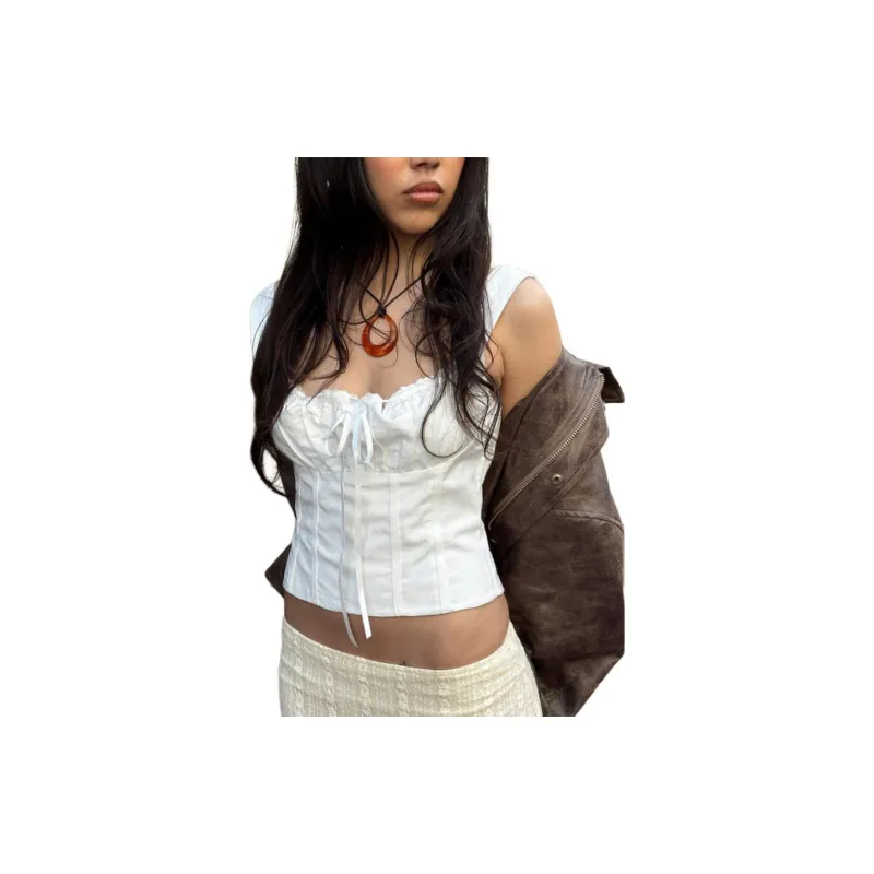 PRINCESS POLLY Tank Tops Women's WHITE/White-2