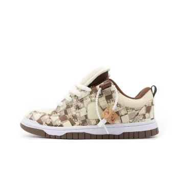 Shionpo Skateboard Shoes Unisex Low Top Brown