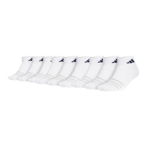 Adidas Ankle Socks Unisex White 9 Double Loads