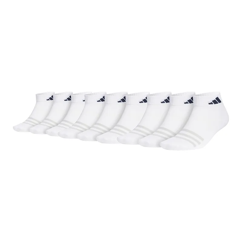 Adidas Ankle Socks Unisex White 9 Double Loads-0