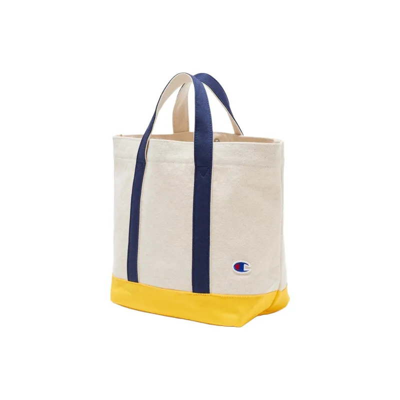 Champion Cotton Tote Bag Shopping Bag Handbag Regular Unisex Natural-0
