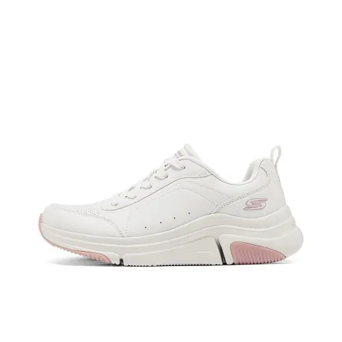 Skechers Bob's Slip Resistant, Abrasion Resistant, Lightweight Low Top Casual Shoes Women's White
