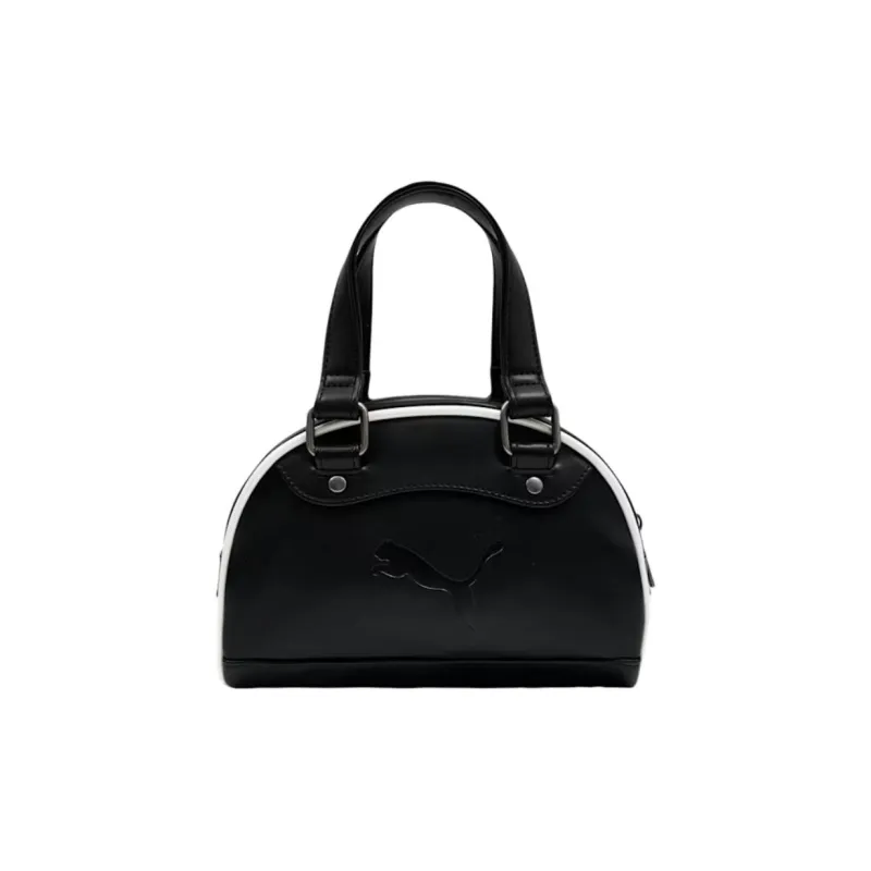 PUMA PU Shoulder Bag, Crossbody Bag, Handbag Mini Women's Black-2