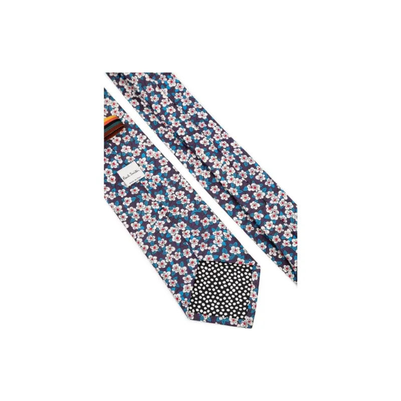 Paul Smith Liberty Floral-print Cotton Tie-2