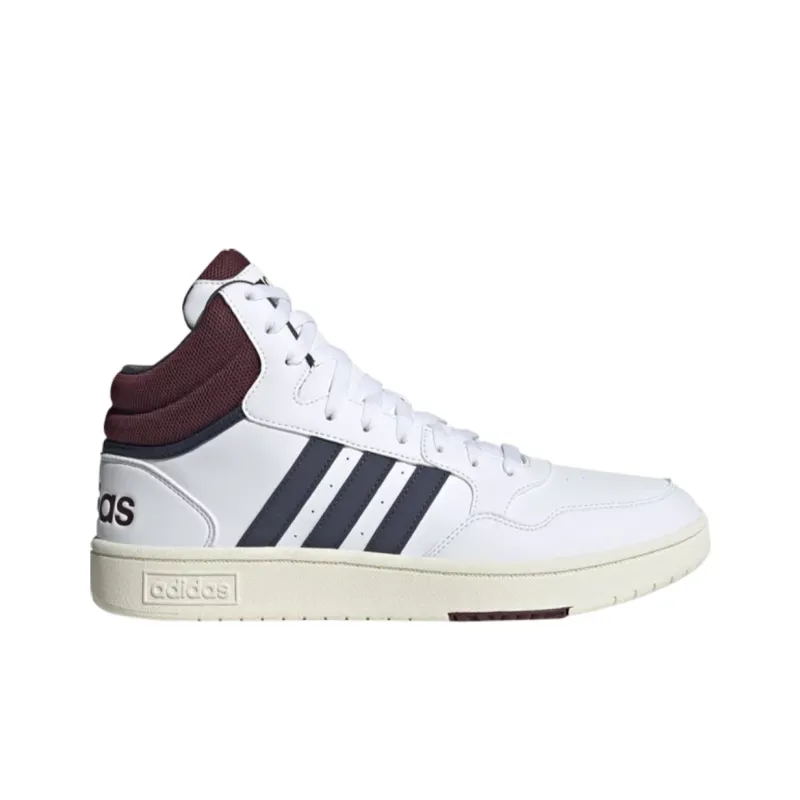 Adidas Hoops 3.0 Mid Classic White Navy Red-1
