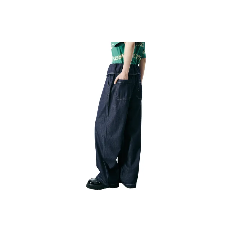 BLUELANDINC Jeans Women's Dark Denim Blue Color-2