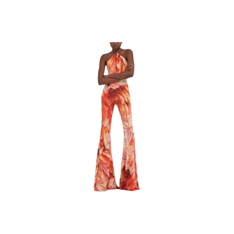 Roberto Cavalli SS24 Jumpsuit Women's Red-1