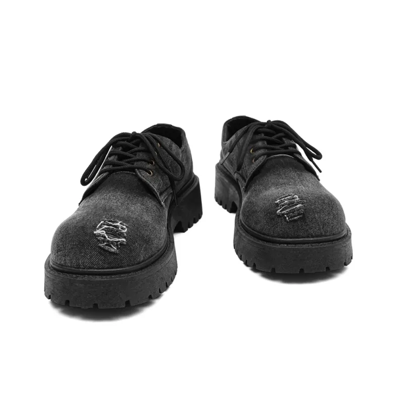 Wooden Rabbit Height Increasing Abrasion Resistant Lightweight Slip Resistant Low Top Casual Shoes Unisex-28