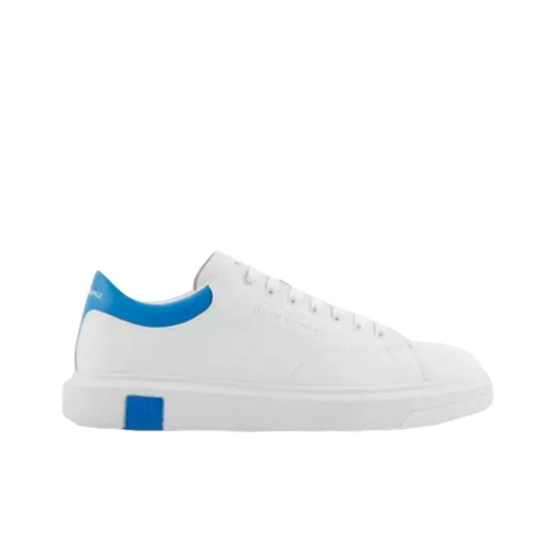 ARMANI EXCHANGEAE Low Top Skateboard Shoes Men's White-1