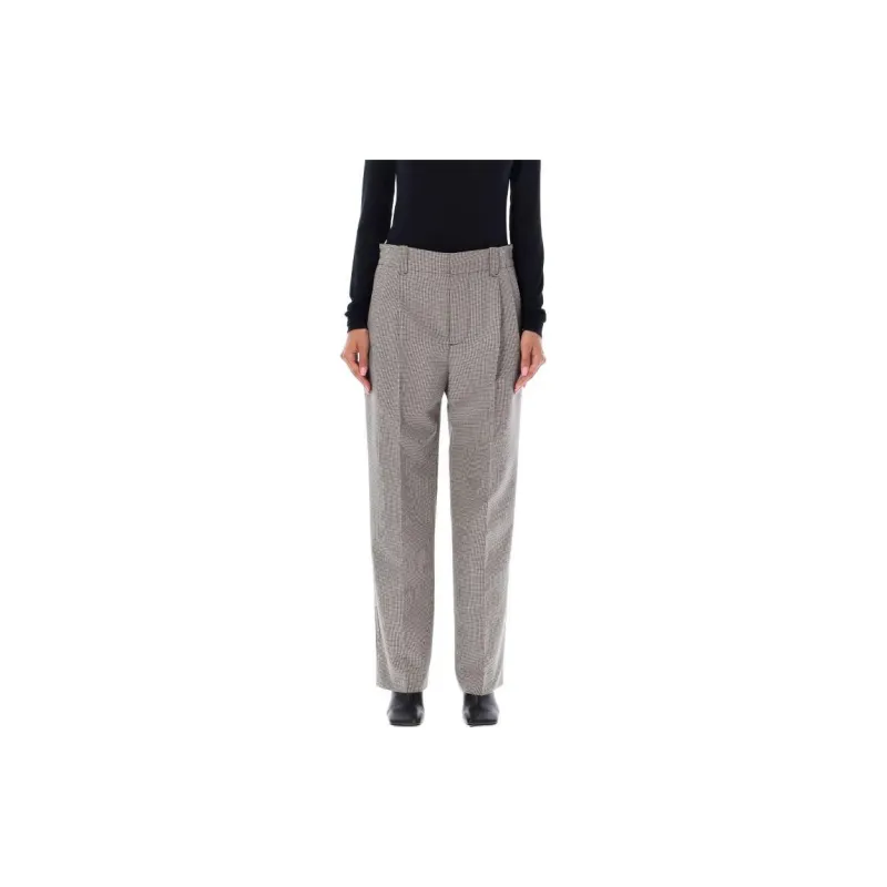 MARNI Houndstooth pattern Straight leg Trousers-2