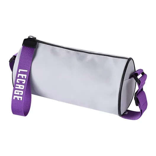 LECAGE Polyester Shoulder Bag, Crossbody Bag, Sling Bag Regular Unisex White Black/Fruit Green/Black Green/Pink/Khaki-36
