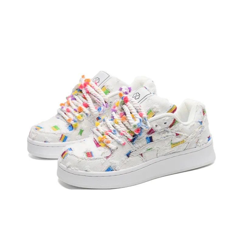 Anime Story Slip Resistant, Abrasion Resistant, Lightweight, Breathable Low Top Skateboard Shoes Unisex-64
