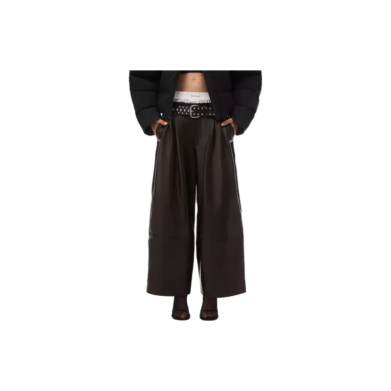 Alexander Wang Logo Printed Zip Up Puffer Jacket-2