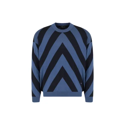 EMPORIO ARMANI Sweaters Men Blue Black