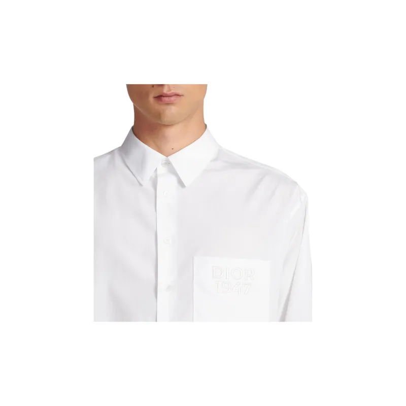 DIOR Shirts Men White-5