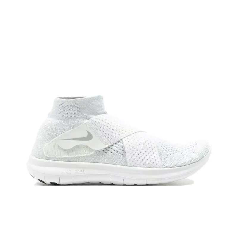 Nike Free Rn Motion Flyknit Triple White-1