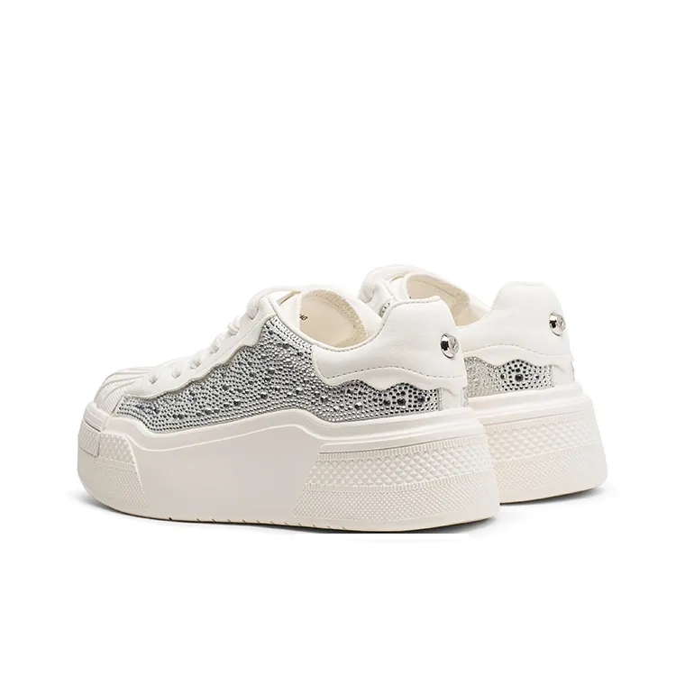 Coup De Foudre Height Increasing Slip Resistant Low Top Skateboard Shoes Women's-8