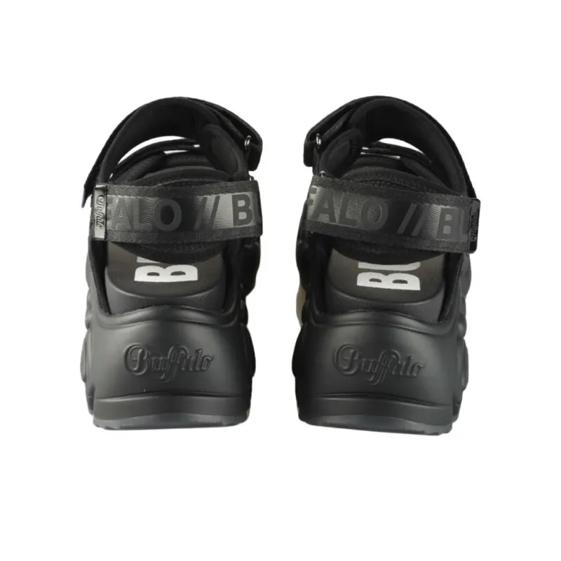 Buffalo Beach Sandals Men's Black-3