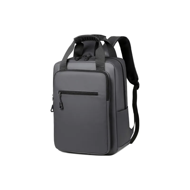 MingLu Membrana Dermalis Backpack Regular Unisex Gray/Black-1