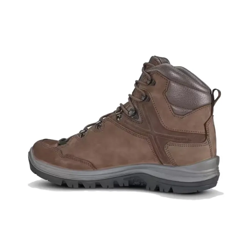 DECATHLON Slip Resistant, Abrasion Resistant, Waterproof, Lightweight High Top Hiking Shoes Men's Umber-4