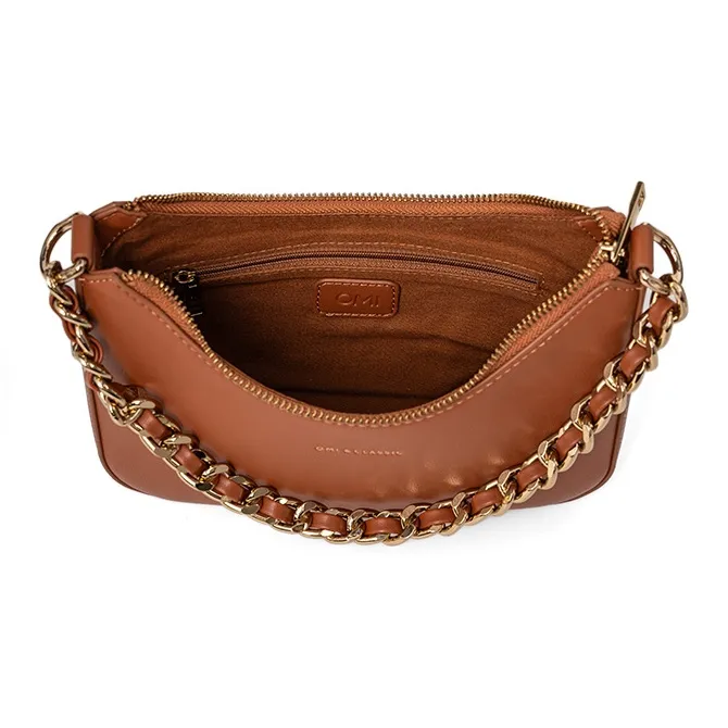 OMI Synthetic Leather Handbag, Shoulder Bag Regular Women's Multicolor-10