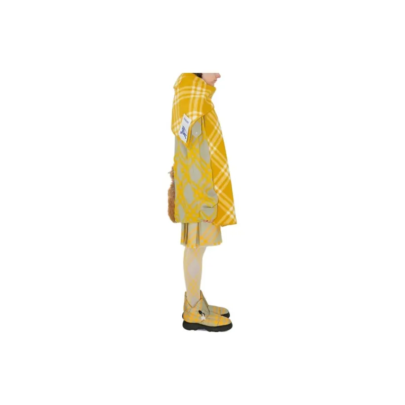 Burberry Check pattern Wool blend Shirt-3