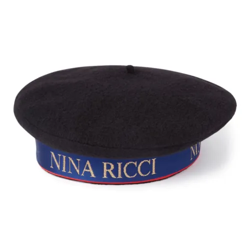 NINA RICCI Logo Wool Beret