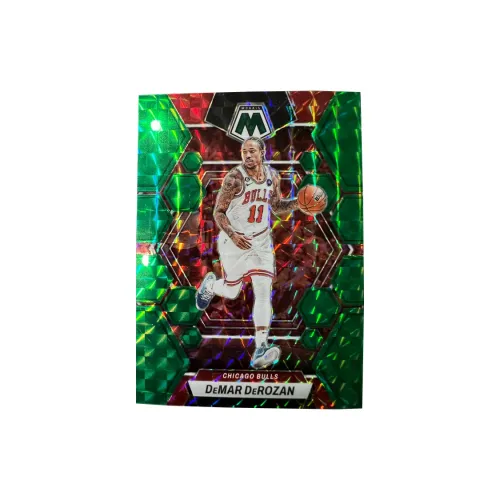PANINI Bulls DeRozan Mosaic Green Fold Unstoppable Midrange Player Card Rare Card Sports Cards 1 Pc
