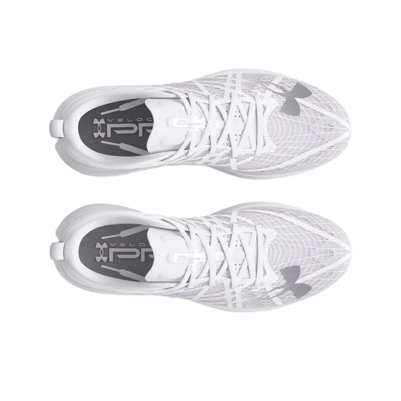 Under Armour VELOCITI PRO Anti Slip Wear Resistant Low Top Casual Running Shoes Unisex White Gray-3