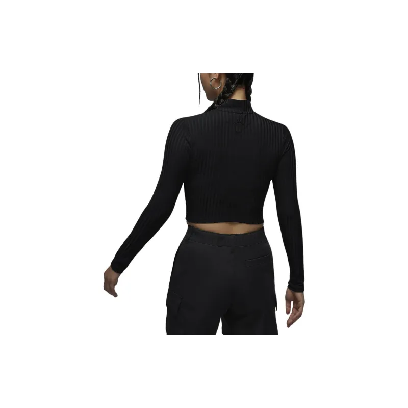 Jordan Crop Tops Women's Black-2